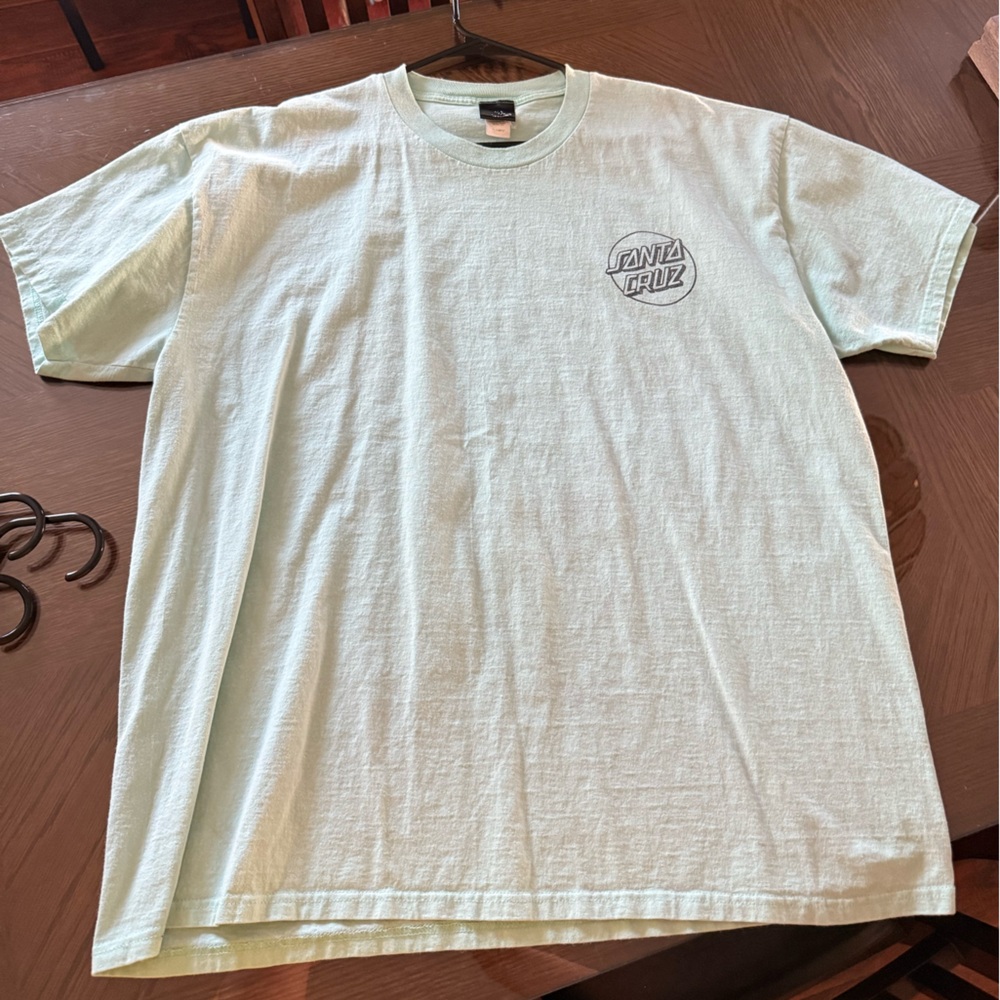 Santa Cruz Skateboards Mint Green Men's T-Shirt